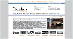 Desktop Screenshot of mediaterra.fr