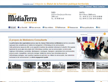 Tablet Screenshot of mediaterra.fr